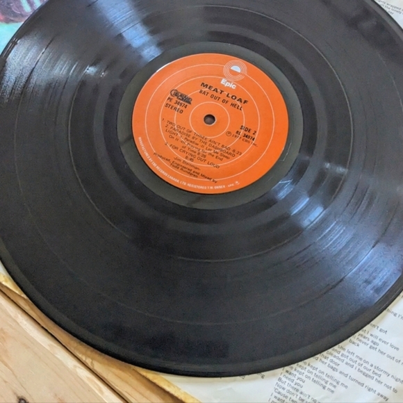 Vintage MEAT LOAF LP | Bat Out of Hell Vinyl Record - Picture 4 of 4